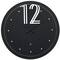 28" Multicolored Glass LED Decorative Wall Clock with Black Clocks Hands & White Numbers